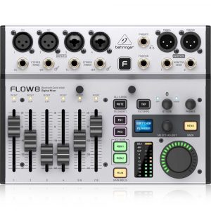 Behringer Flow 8 Digital mixer with Bluetooth for rent - Top view