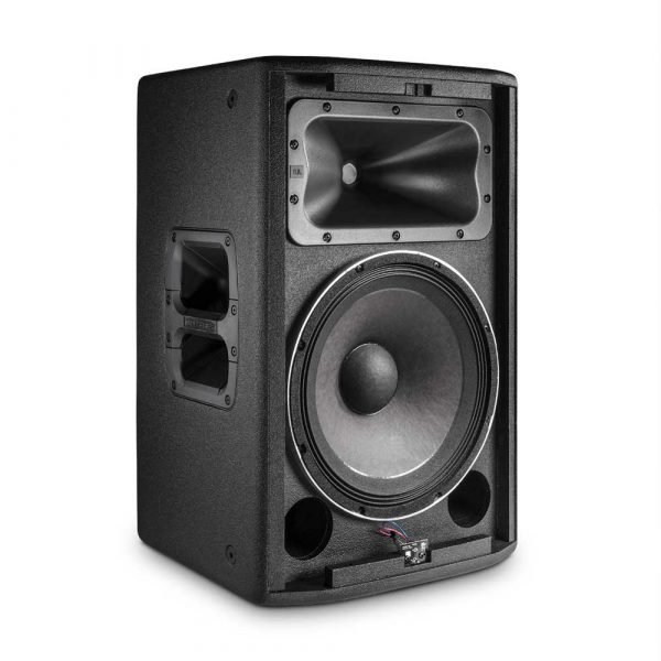 JBL PRX 812 1500 watt full range speaker for rent - front view without grille