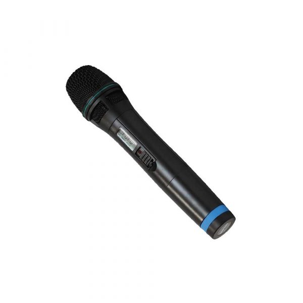 Handheld cordless microphone to suit MA708 portable PA system for hire