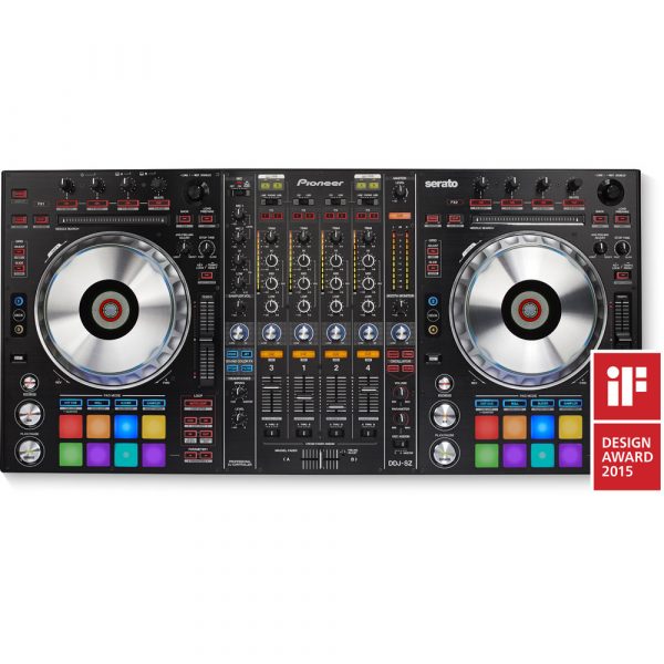 Pioneer DDJ-SZ 4 Deck Serato Controller - top view