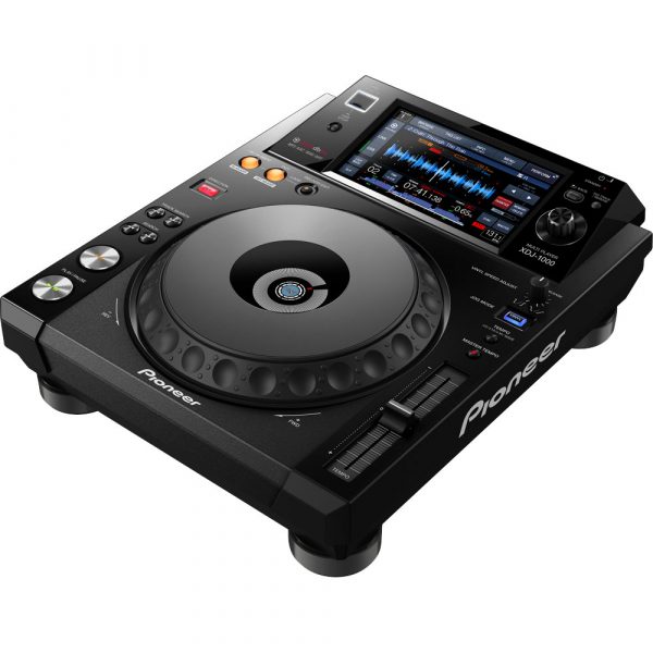 Pioneer XDJ1000 USB and Rekordbox Controller - angled view