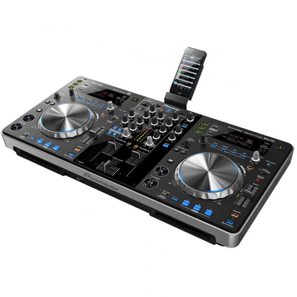 Pioneer XDJ-R1 compact USB/CD player for rent - angled view